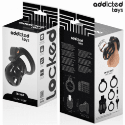 Comprar ADDICTED TOYS LOCKED - SILENT KEEP JAULA PARA PENE 7,5 CM al mejor precio - Envíos Discretos