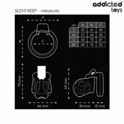 Comprar ADDICTED TOYS LOCKED - SILENT KEEP JAULA PARA PENE 7,5 CM al mejor precio - Envíos Discretos