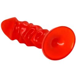 Comprar BAILE - PLUG ANAL UNISEX CON VENTOSA ROJO al mejor precio - Envíos Discretos