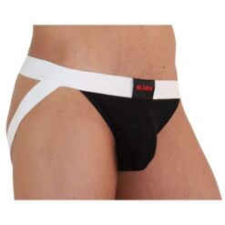 Comprar BURN - 004 JOCK BRILLANTE NEGRO / BLANCO L al mejor precio - Envíos Discretos