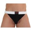 Comprar BURN - 004 JOCK BRILLANTE NEGRO / BLANCO XL al mejor precio - Envíos Discretos