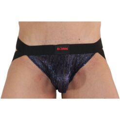 Comprar BURN - 006 JOCK BRILLANTE AZUL / NEGRO L al mejor precio - Envíos Discretos