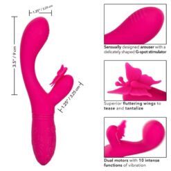 Comprar CALEXOTICS - BUTTERFLY KISS FLUTTER ROSA al mejor precio - Envíos Discretos