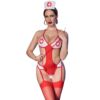 Comprar CHILIROSE - CR 4631 BODY ENFERMERA CROTCHLESS ROJO L/XL al mejor precio - Envíos Discretos