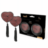 Comprar COQUETTE CHIC DESIRE - CUBRE PEZONES ROJO / NEGRO al mejor precio - Envíos Discretos