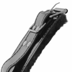 Comprar DARKNESS - ESPOSAS CUERO AJUSTABLES MANOS NEGRO CON CANDADO al mejor precio - Envíos Discretos