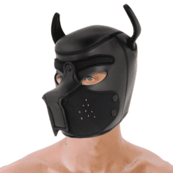Comprar DARKNESS - MÁSCARA PERRO DE NEOPRENO CON HOCICO EXTRAÍBLE M al mejor precio - Envíos Discretos