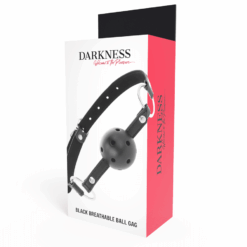 Comprar DARKNESS - MORDAZA TRANSPIRABLE NEGRO al mejor precio - Envíos Discretos