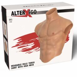 Comprar HIDDEN DESIRE - ALTER EGO CAMISETA SILICONA TORSO MASCULINO CON ABDOMINALES NATURAL al mejor precio - Envíos Discretos
