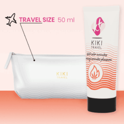 Comprar KIKÍ TRAVEL - GEL DESLIZANTE SABOR A CANNABIS EFECTO CALOR INTENSO 50 ML al mejor precio - Envíos Discretos