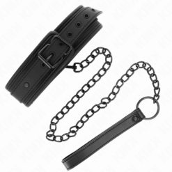 Comprar KINK - COLLAR CON CORREA 78 CM BONDAGE DE NEOPRENO MODELO 1 AJUSTABLE 37.5 X 49.5 CM al mejor precio - Envíos Discretos