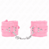 Comprar KINK - MUÑEQUERAS FORRADAS CON AGUJEROS CUADRADOS ROSA Y CORREA ROSA AJUSTABLE 17-29 CM X 6 CM al mejor precio - Envíos Discretos