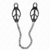 Comprar KINK - PINZAS PARA PEZONES ESTILO JAPONÉS CON CADENA NEGRO 30 CM al mejor precio - Envíos Discretos
