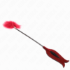 Comprar KINK - PLUMAS PARA COSQUILLAS CON PALETA FORMA DE ROSA 38 CM al mejor precio - Envíos Discretos