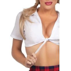 Comprar LEG AVENUE - DISFRAZ COLEGIALA CLÁSICO ROJO M/L al mejor precio - Envíos Discretos