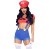 Comprar LEG AVENUE - DISFRAZ SEXY MARIO BROS ROJO/AZUL M al mejor precio - Envíos Discretos