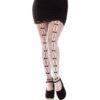 Comprar LEG AVENUE - MEDIAS CON ABERTURAS CORAZON & LAZOS BLANCO al mejor precio - Envíos Discretos