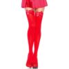 Comprar LEG AVENUE - MEDIAS ROJAS CON LAZO ROJO TALLA ÚNICA al mejor precio - Envíos Discretos