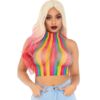 Comprar LEG AVENUE - TOP DE REJILLA MULTICOLOR al mejor precio - Envíos Discretos