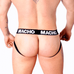 Comprar MACHO - MX25NC JOCK CUERO NEGRO S al mejor precio - Envíos Discretos