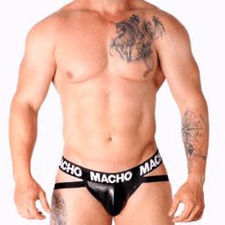 Comprar MACHO - MX25NC JOCK CUERO NEGRO xl al mejor precio - Envíos Discretos