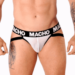 Comprar MACHO - MX26X1 JOCK REJILLA BLANCO XL al mejor precio - Envíos Discretos