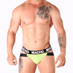 Comprar MACHO - MX28FA JOCK AMARILLO NEON M al mejor precio - Envíos Discretos