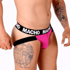 Comprar MACHO - MX28FR JOCK ROSA NEON XL al mejor precio - Envíos Discretos