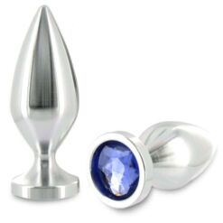 Comprar METAL HARD - ANAL PLUG ALIMINUM COLOR CRISTAL GRANDE 10.16CM al mejor precio - Envíos Discretos
