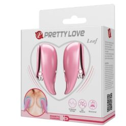 Comprar PRETTY LOVE - LEAF PINZAS VIBRATORIAS PARA PEZONES ROSA al mejor precio - Envíos Discretos