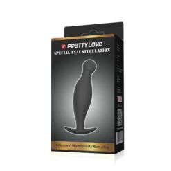 Comprar PRETTY LOVE - PLUG ANAL SILICONA 11.7 CM NEGRO al mejor precio - Envíos Discretos