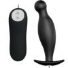 Comprar PRETTY LOVE - PLUG ANAL SILICONA 12 MODOS VIBRACIÓN NEGRO al mejor precio - Envíos Discretos