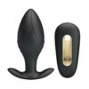 Comprar PRETTY LOVE - REGINA PLUG ANAL VIBRADOR RECARGABLE NEGRO al mejor precio - Envíos Discretos