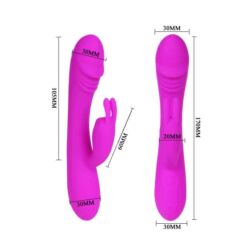 Comprar PRETTY LOVE - SMART VIBRADOR CON RABBIT 30 MODOS HUNTER al mejor precio - Envíos Discretos