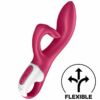 Comprar SATISFYER - EMBRACE ME VIBRADOR PUNTO G ROJO al mejor precio - Envíos Discretos