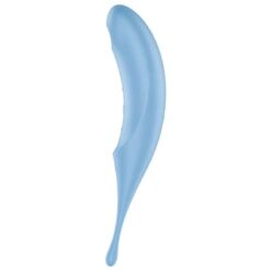 Comprar SATISFYER - TWIRLING PRO ESTIMULADOR Y VIBRADOR AZUL al mejor precio - Envíos Discretos