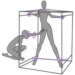Comprar SECRET DOME - KINK CLUB CABINA SCANDALE MORADO al mejor precio - Envíos Discretos