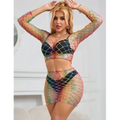 Comprar SUBBLIME - 952440 SET DE REJILLA 2 PIEZAS MANGA LARGA ARCOIRIS TALLA ÚNICA al mejor precio - Envíos Discretos