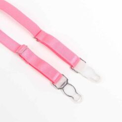 Comprar SUBBLIME - 955366 SET SUJETADOR CON ENCAJE Y LIGUEROS ROSA Y MORADO L/XL al mejor precio - Envíos Discretos