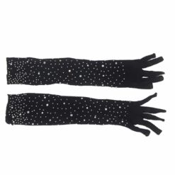 Comprar SUBBLIME - 957469 GUANTES TRANSPARENTES CON BRILLO NEGRO S/M al mejor precio - Envíos Discretos