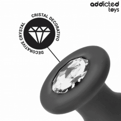 Comprar ADDICTED TOYS - PLUG ANAL CON JOYA SILICONA TALLA L 12,6 CM al mejor precio - Envíos Discretos