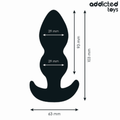 Comprar ADDICTED TOYS - PLUG ANAL SILICONA TALLA S 10,3 CM al mejor precio - Envíos Discretos