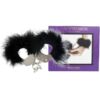 Comprar ADRIEN LASTIC - ESPOSAS METAL CON PLUMAS NEGRO al mejor precio - Envíos Discretos
