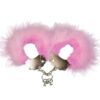 Comprar ADRIEN LASTIC - ESPOSAS METAL CON PLUMAS ROSA al mejor precio - Envíos Discretos