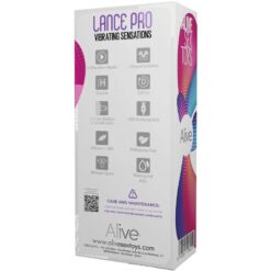 Comprar ALIVE - LANCE PRO ESTIMULADOR & VIBRADOR ANAL ROSA al mejor precio - Envíos Discretos