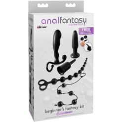 Comprar ANAL FANTASY ELITE COLLECTION - KIT FANTASÍA ANAL PARA PRINCIPIANTES NEGRO al mejor precio - Envíos Discretos
