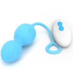 Comprar ARMONY - BLOSSOMS PESAS VAGINALES VIBRADOR CONTROL REMOTO 10 VIBRACIONES AZUL al mejor precio - Envíos Discretos
