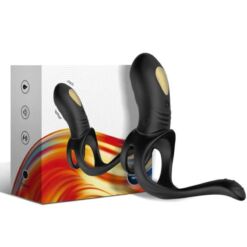 Comprar ARMONY - JOY JUMPER ANILLO VIBRADOR PAREJAS & PLUG ANAL NEGRO al mejor precio - Envíos Discretos