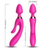 Comprar ARMONY - MASAJEADOR & VIBRADOR RABBIT FUCSIA al mejor precio - Envíos Discretos