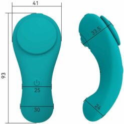 Comprar ARMONY - PLEASURE PANTY VIBRADOR CONTROL REMOTO 3 VELOCIDADES VERDE al mejor precio - Envíos Discretos